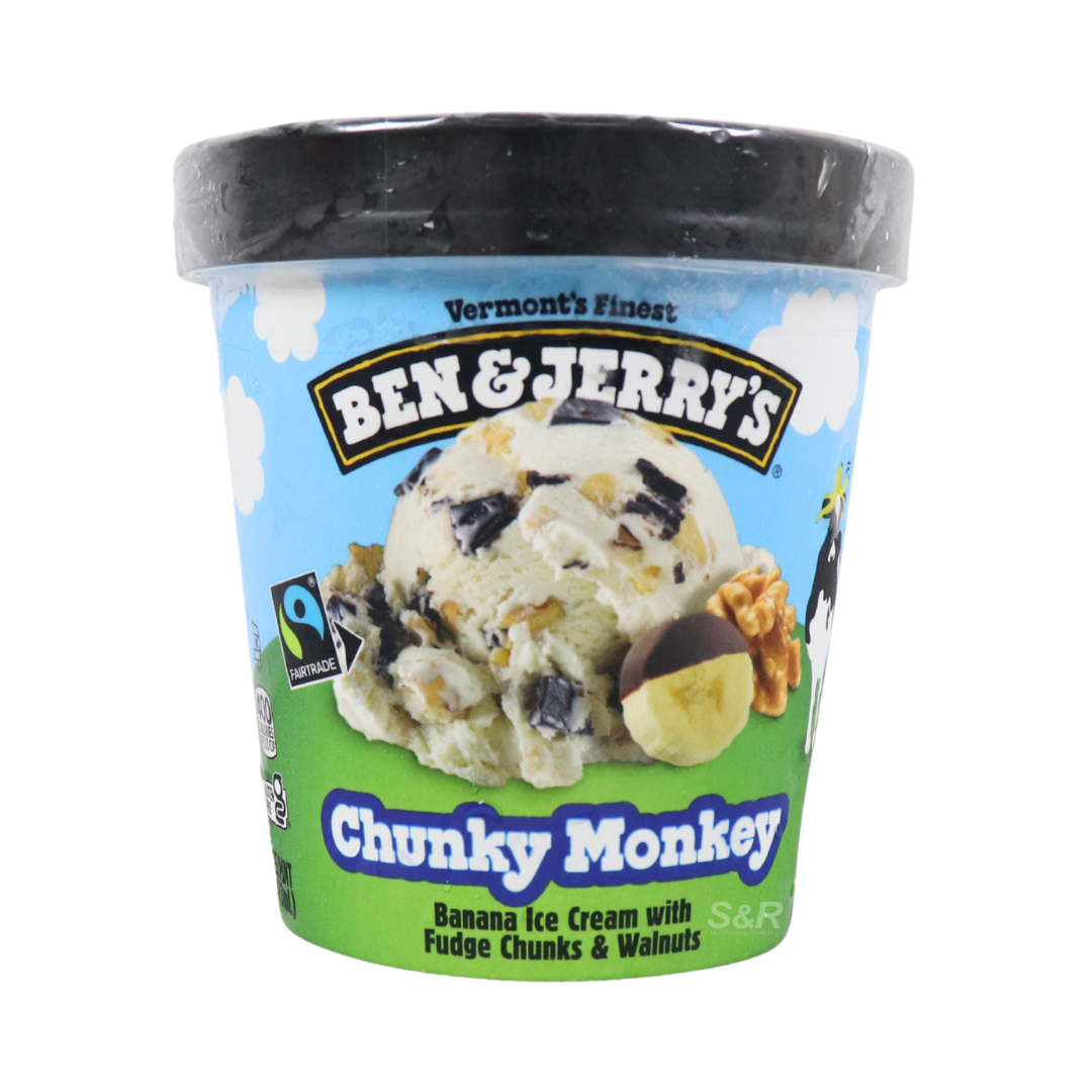 Ben & Jerry's Chunky Monkey Ice Cream 473mL
